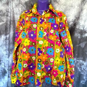 Vintage floral blouse